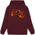 Basic Unisex Hoodie  -  Purple Flame Rider aus der Luminous Series -