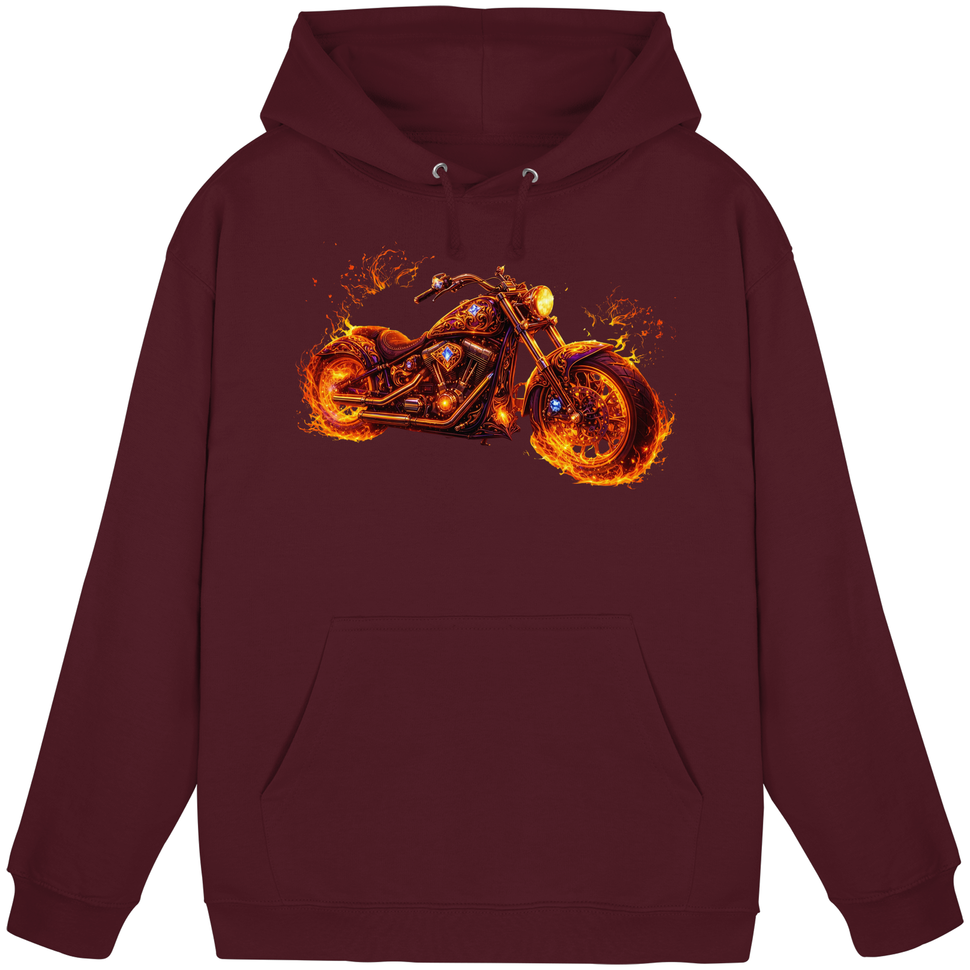 Basic Unisex Hoodie  -  Purple Flame Rider aus der Luminous Series -