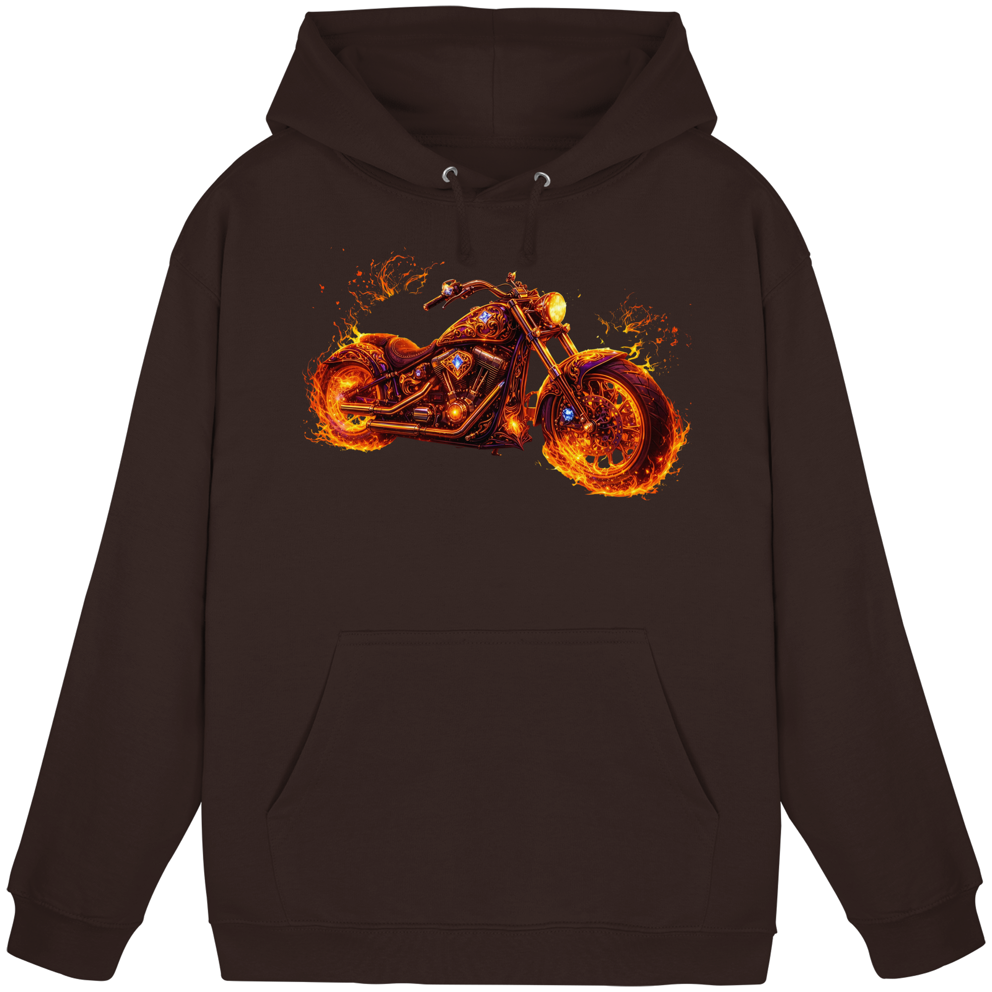Basic Unisex Hoodie  -  Purple Flame Rider aus der Luminous Series -
