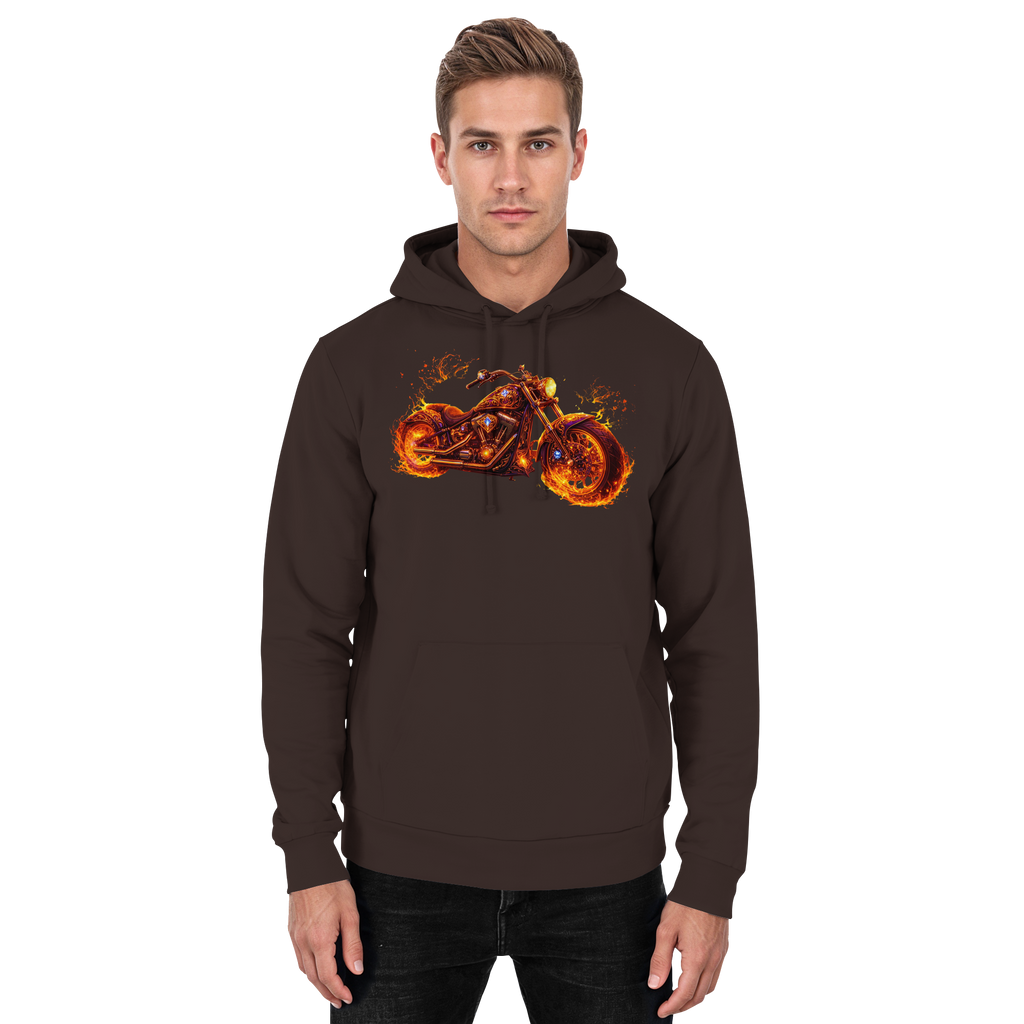 Basic Unisex Hoodie  -  Purple Flame Rider aus der Luminous Series -