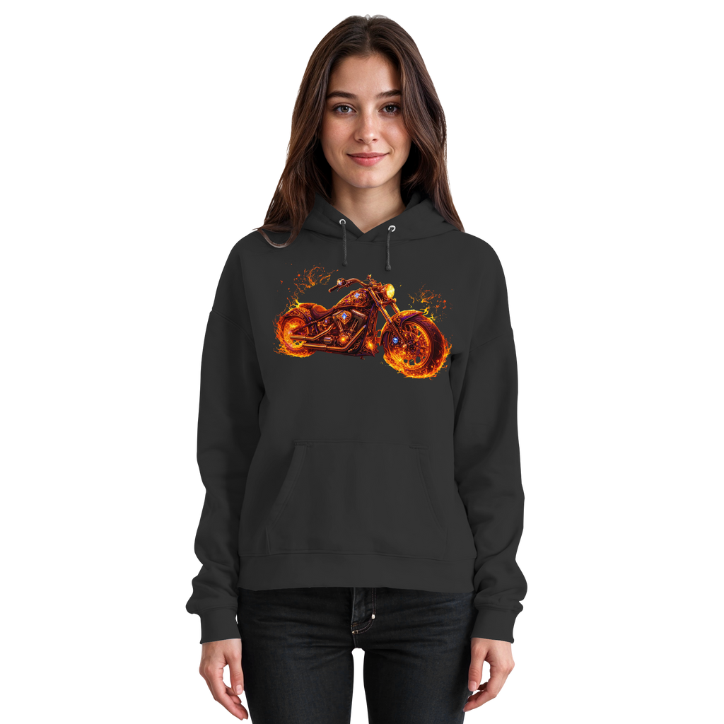 Basic Unisex Hoodie  -  Purple Flame Rider aus der Luminous Series -