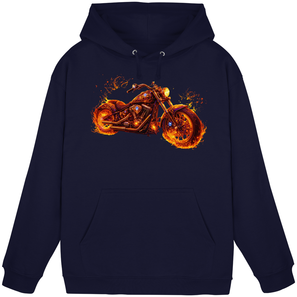 Basic Unisex Hoodie  -  Purple Flame Rider aus der Luminous Series -