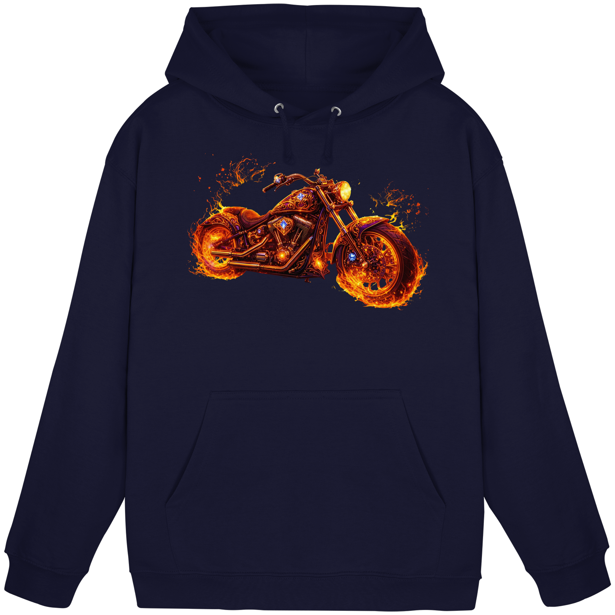 Basic Unisex Hoodie  -  Purple Flame Rider aus der Luminous Series -