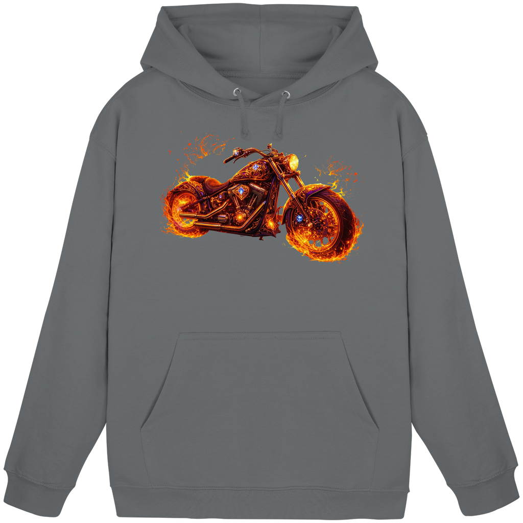 Basic Unisex Hoodie  -  Purple Flame Rider aus der Luminous Series -
