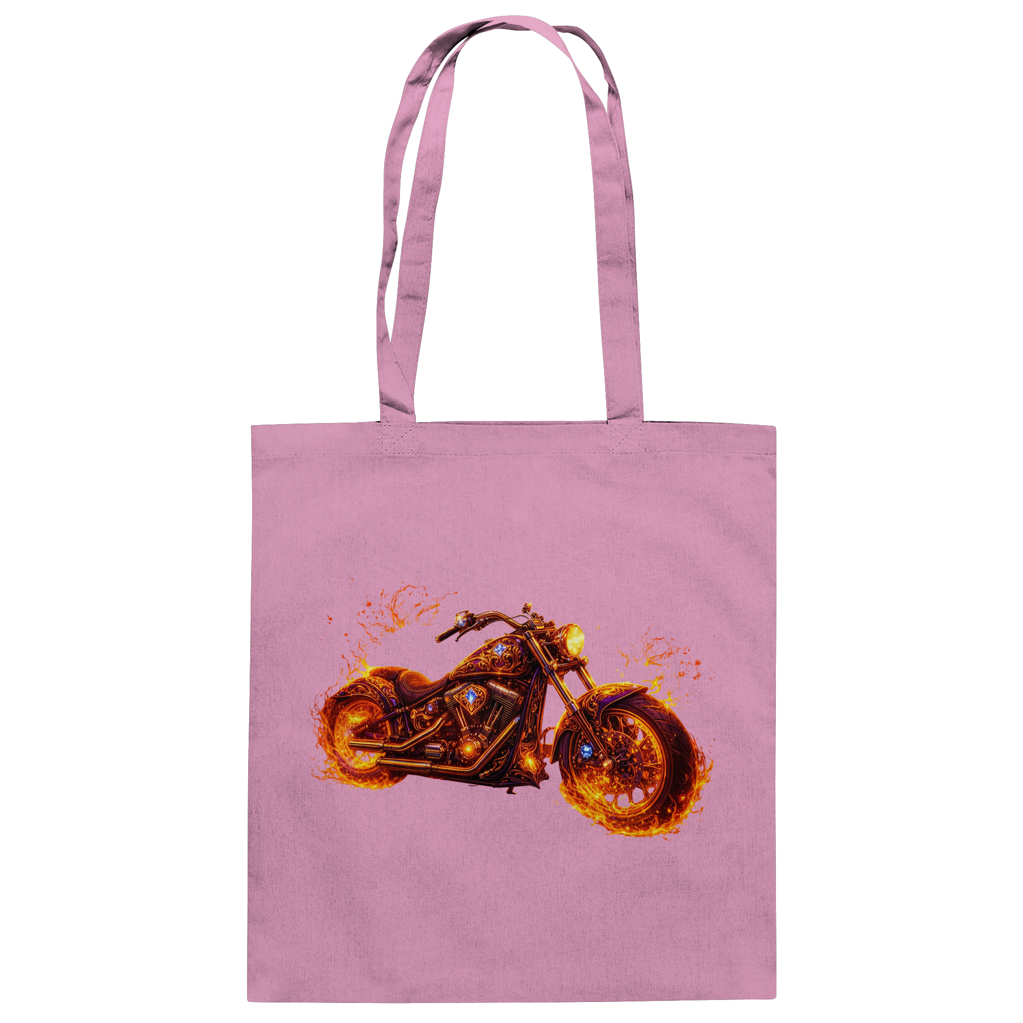 Baumwolltasche  -  Purple Flame Rider aus der Luminous Series -