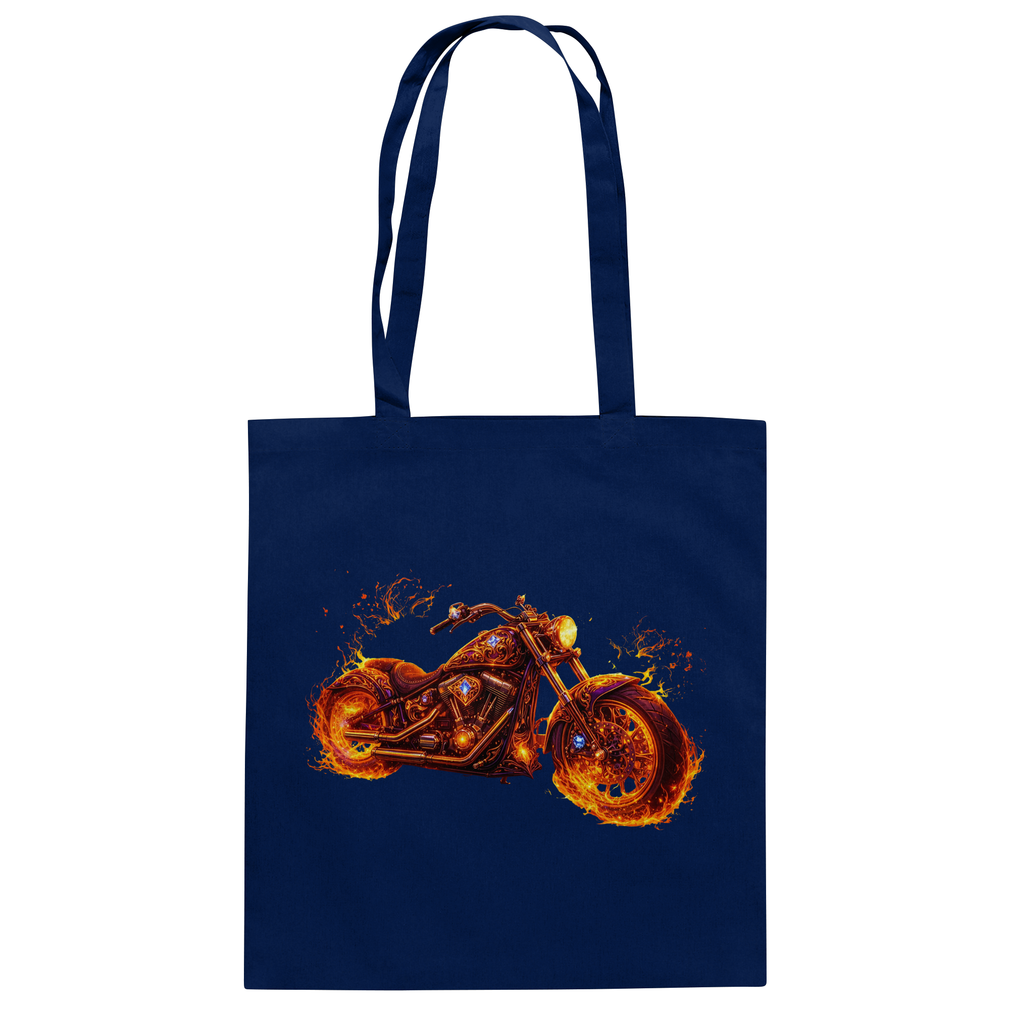 Baumwolltasche  -  Purple Flame Rider aus der Luminous Series -