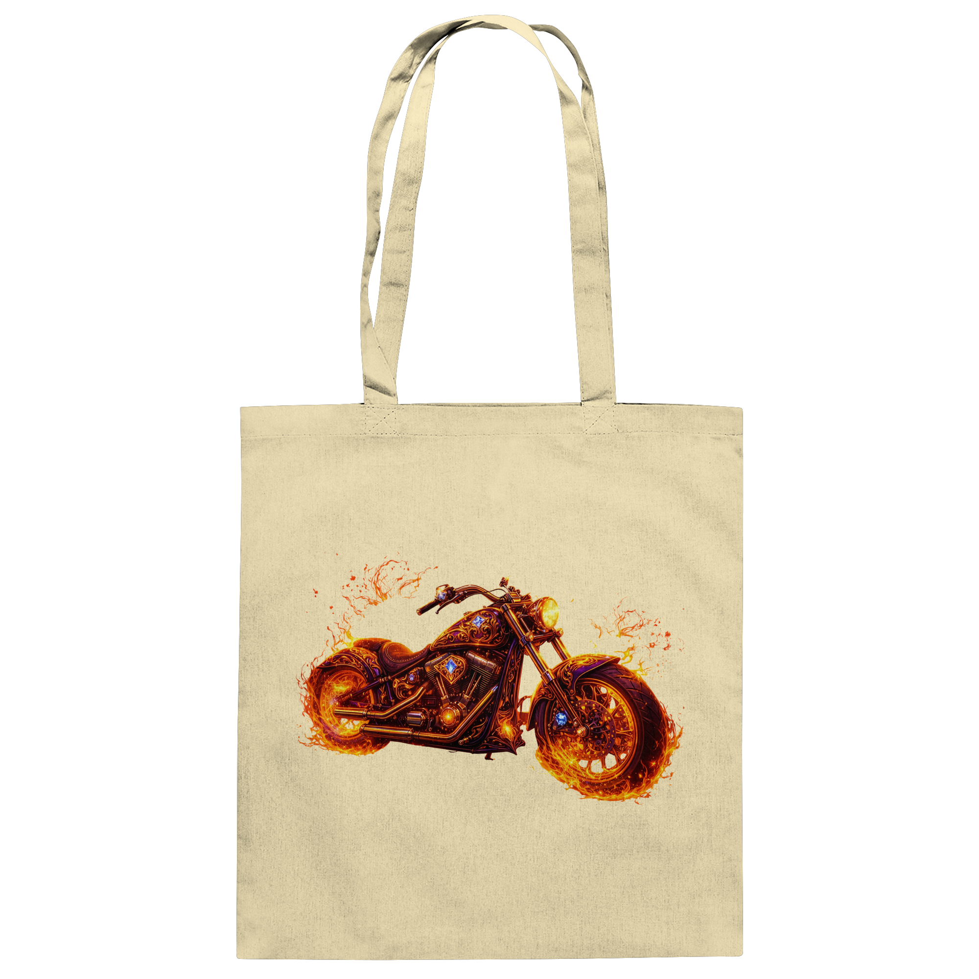 Baumwolltasche  -  Purple Flame Rider aus der Luminous Series -