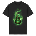 Kollektion: Green Electric Guitar – Luminous Series - Heavy Cotton T-Shirt