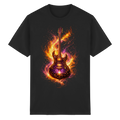 Premium Wear - Heavy Cotton T-Shirt – Luminous Series | . Red Electric Guitar