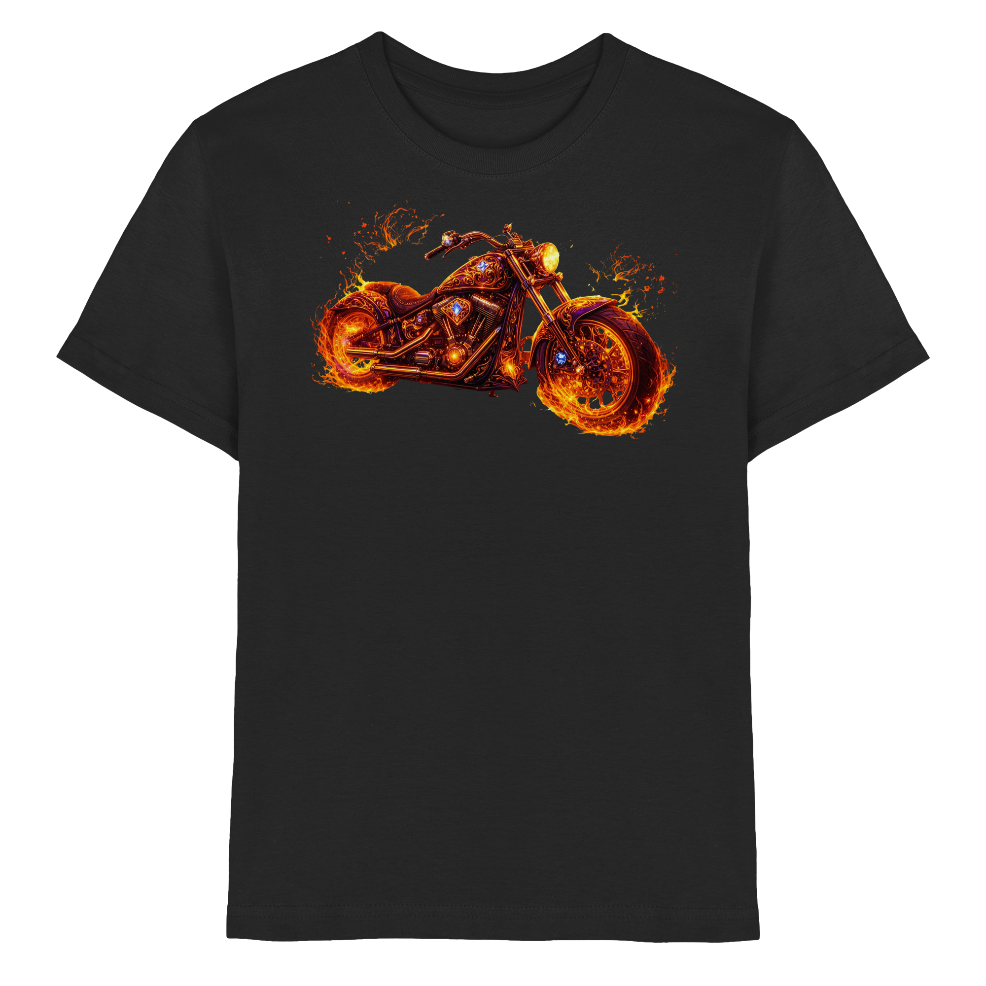 Kids Premium Shirt  -  Purple Flame Rider aus der Luminous Series