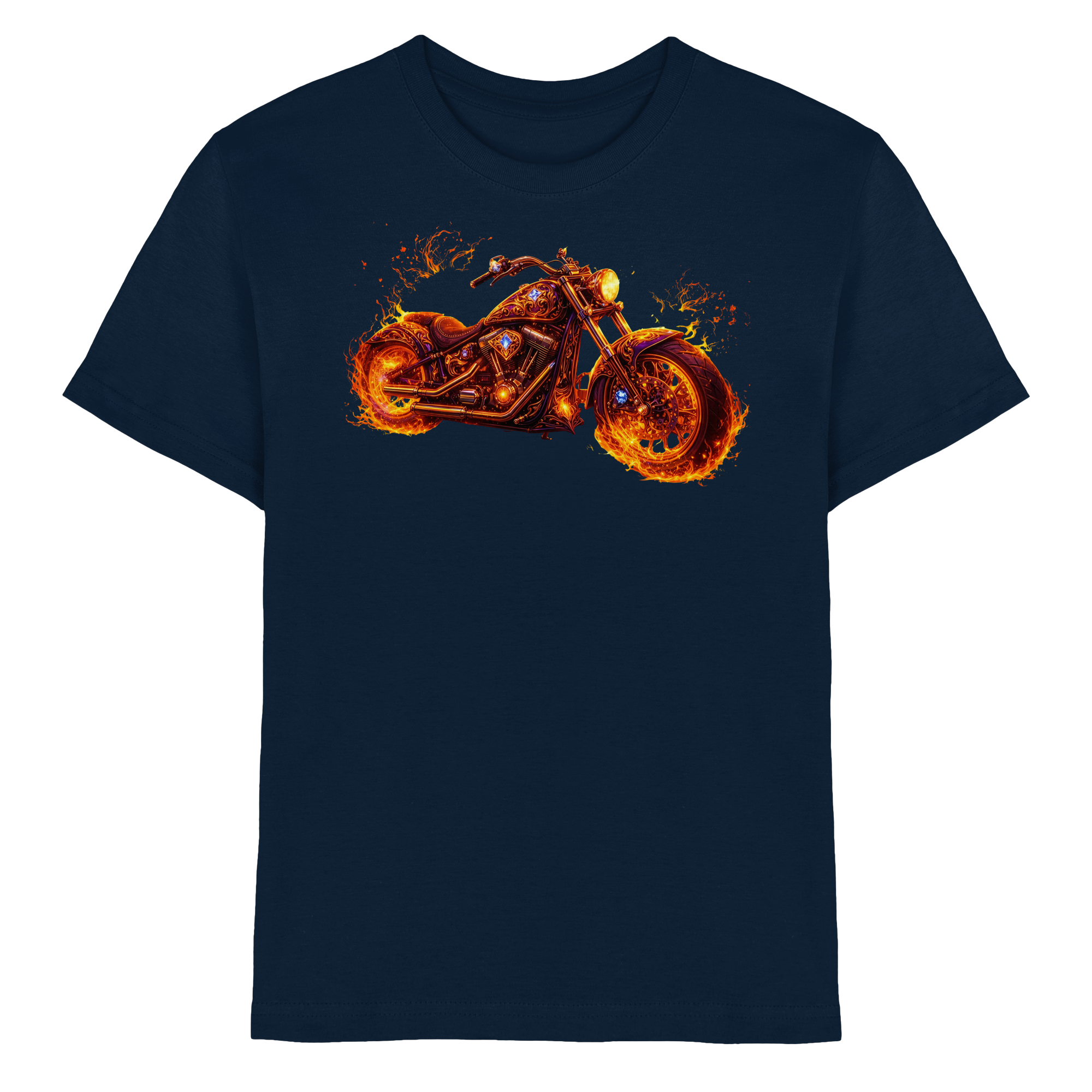 Kids Premium Shirt  -  Purple Flame Rider aus der Luminous Series