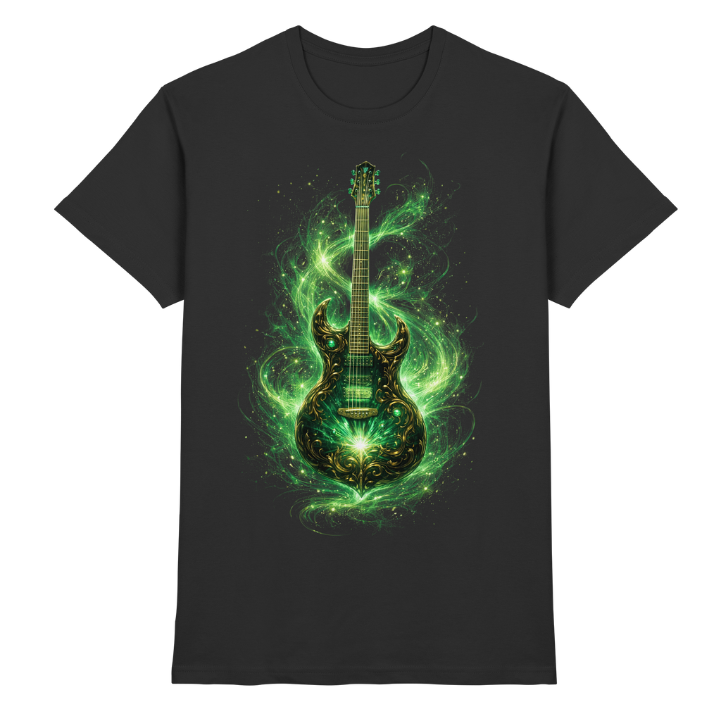 Kollektion: Green Electric Guitar – Luminous Series - Premium Unisex Shirt
