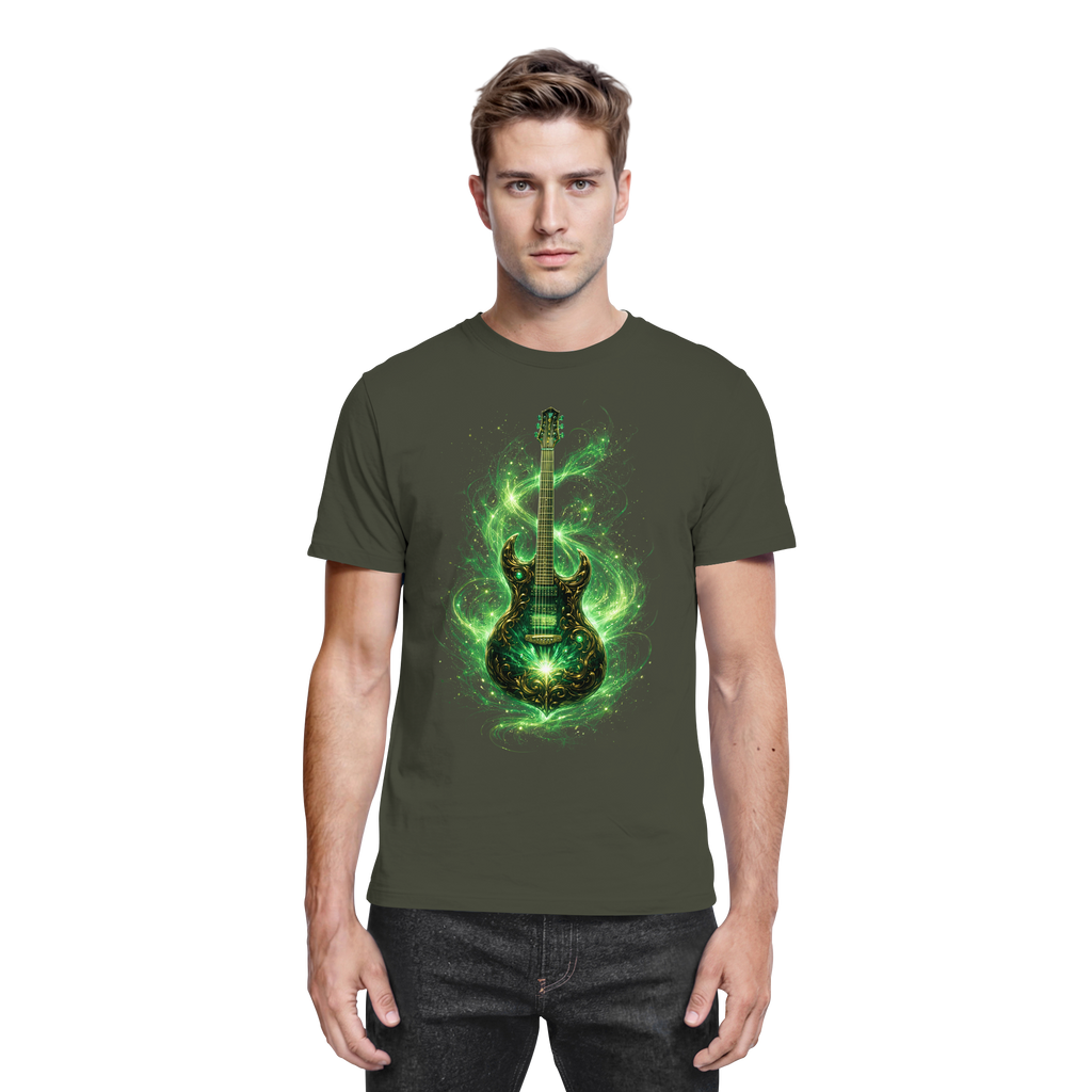 Kollektion: Green Electric Guitar – Luminous Series - Premium Unisex Shirt