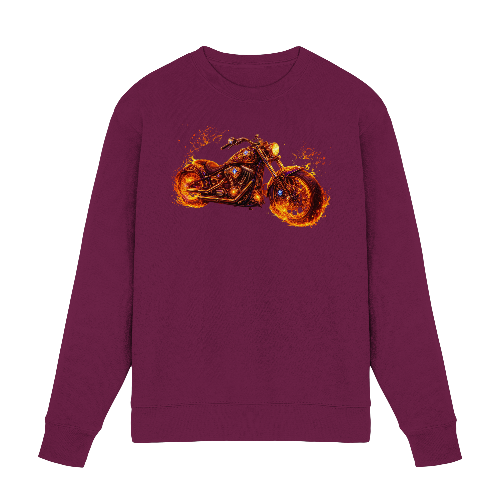 Premium Sweatshirt  - Purple Flame Rider - Luminous Series