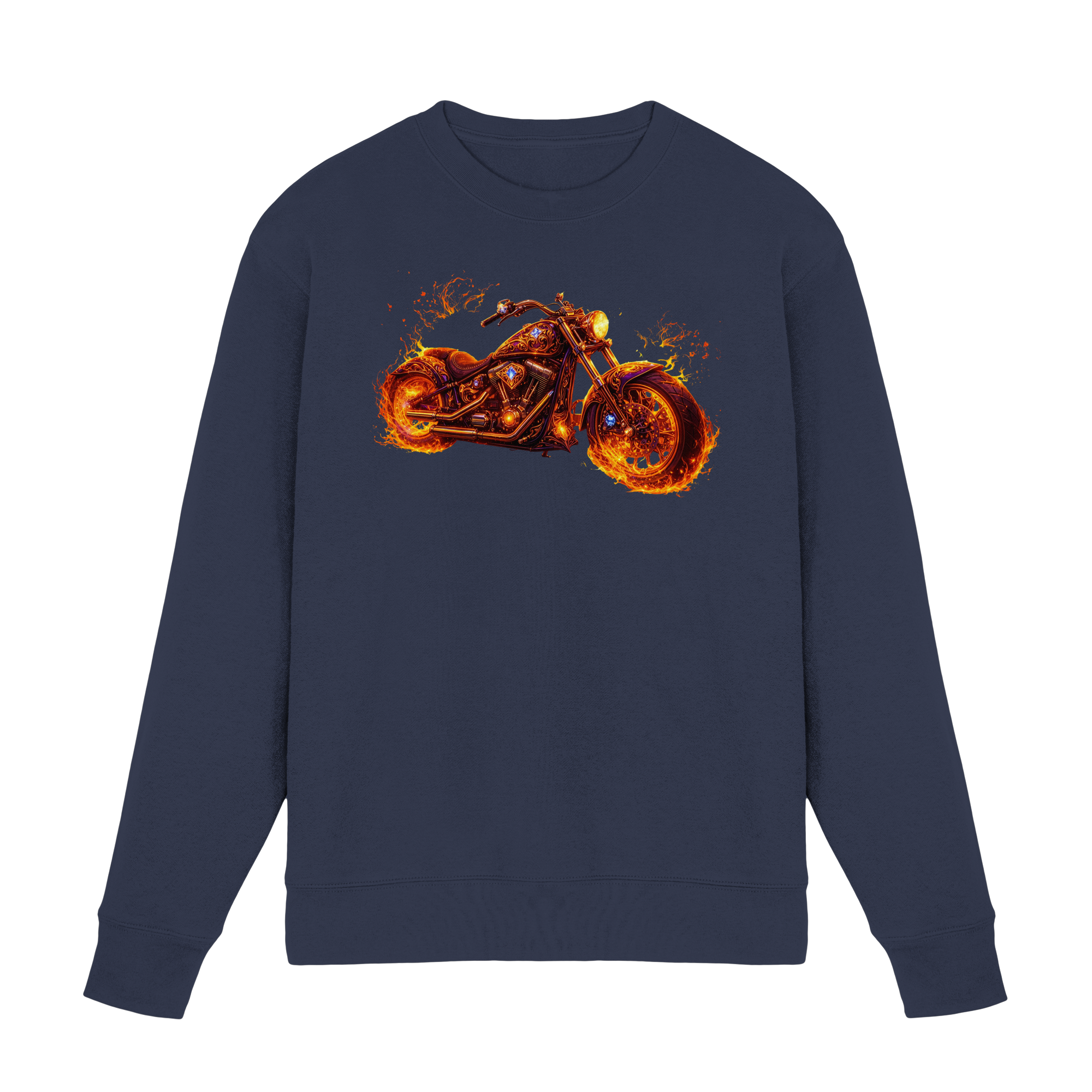 Premium Sweatshirt  - Purple Flame Rider - Luminous Series