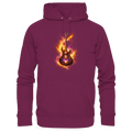Premium Unisex HoodieRed   -  Electric Guitar – Luminous Series | Premium Wear -