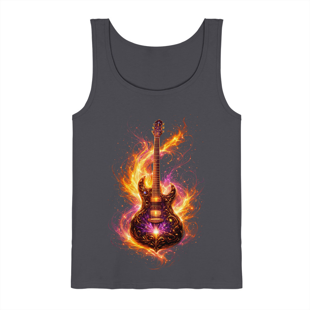 Premium Wear - Tank-Top  -  Red Electric Guitar – Luminous Series |